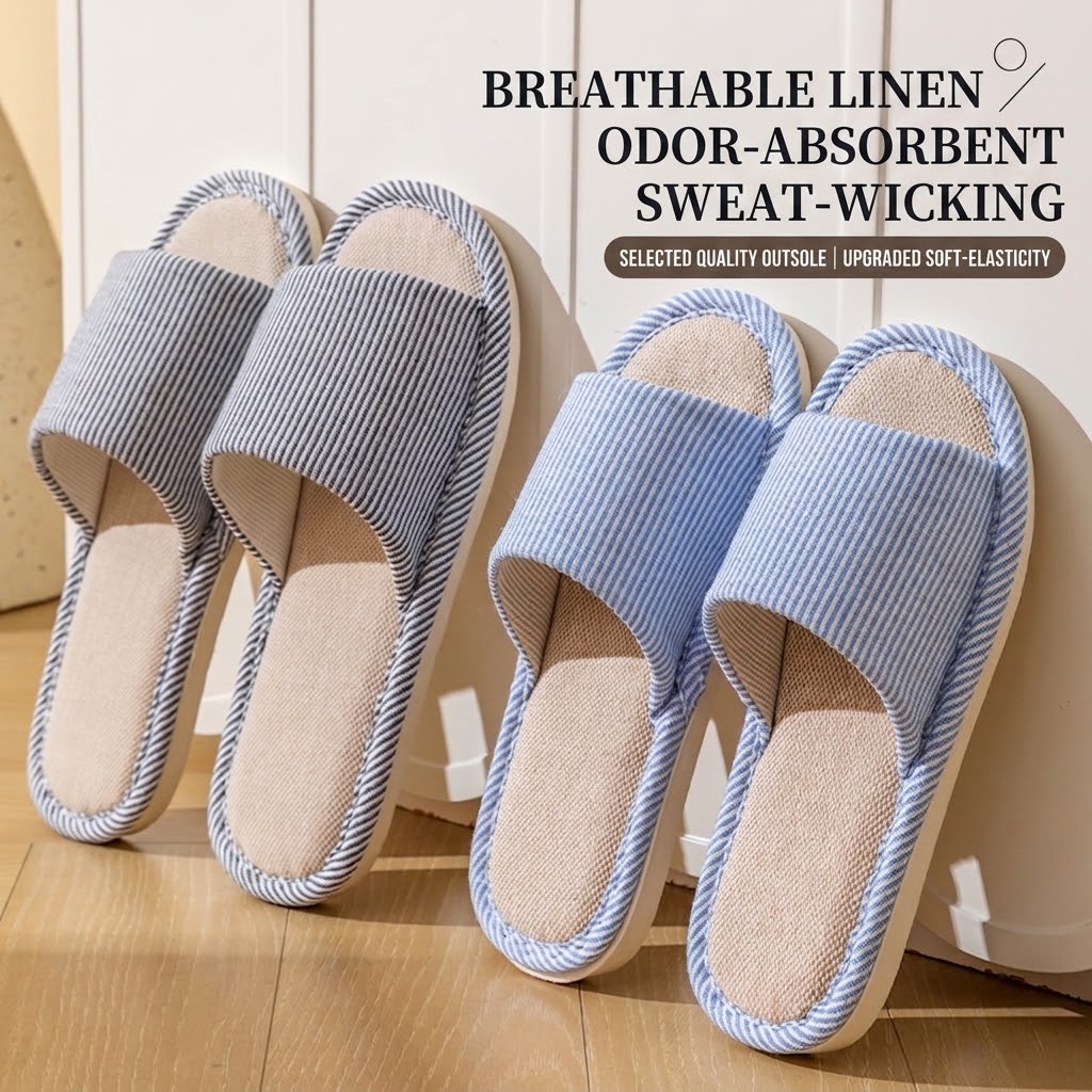 Ciabatte in Lino Traspiranti p - Home Textile recensione e prezzo